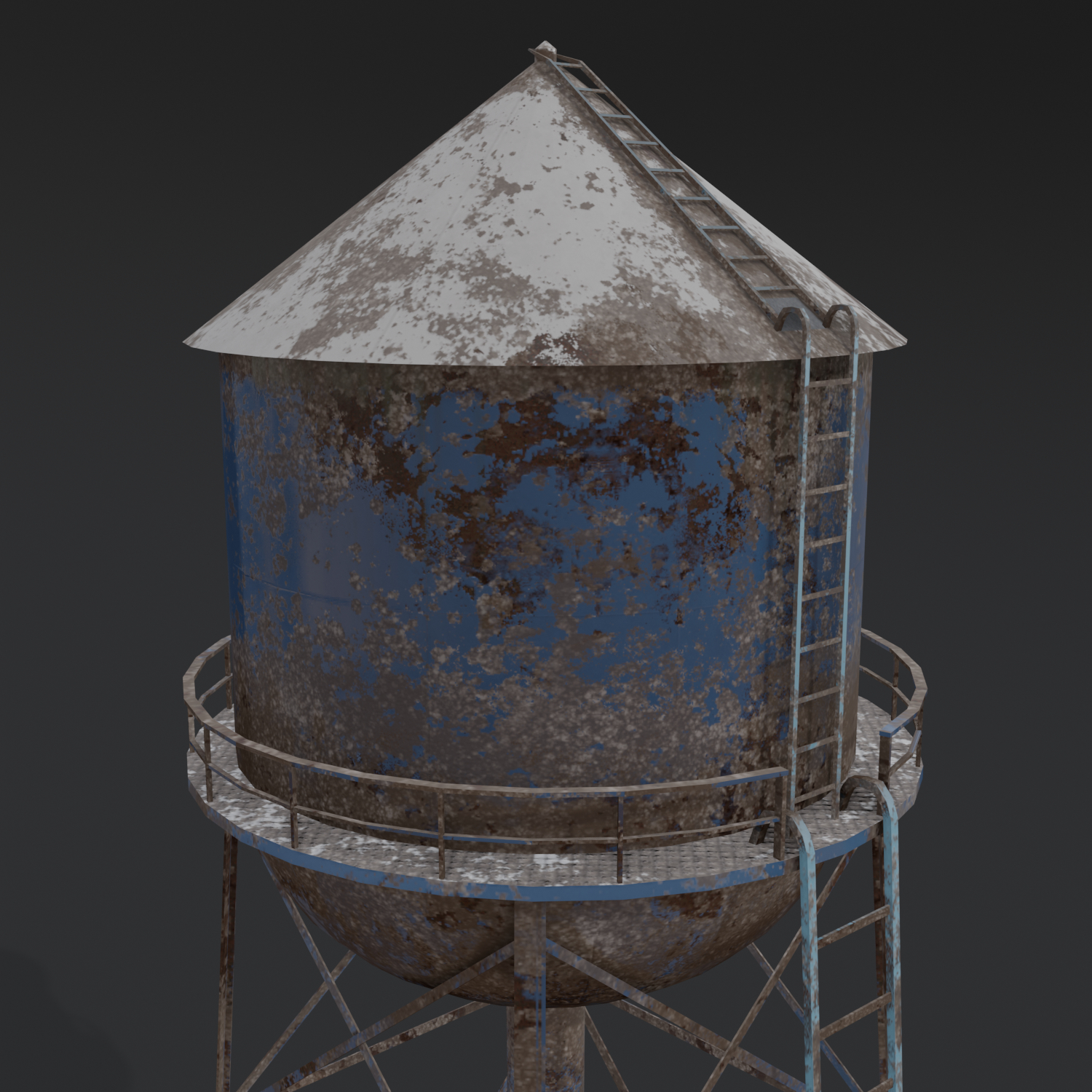 Abandoend water tower PBR preview image 3